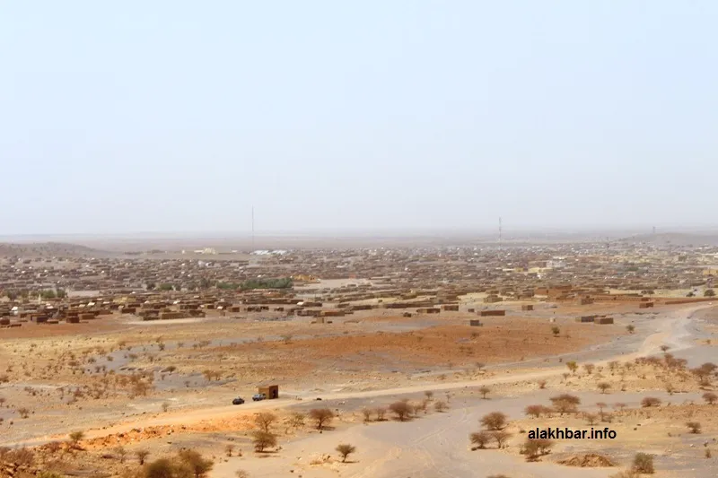منظر لمدينة النعمة عاصمة الحوض الشرقي من أعلى "البهكة" (الأخبار)
