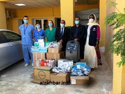 جانب من المعدات التي حصل عليها مركز الإستطباب الجهوي بداخلت نواذيبو/