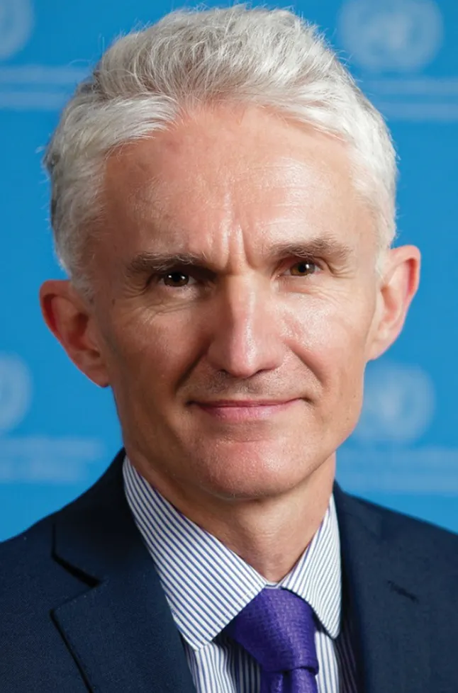 مارك لوكوك: مساعد الأمين العام للأمم المتحدة للشؤون الإنسانية والإغ?