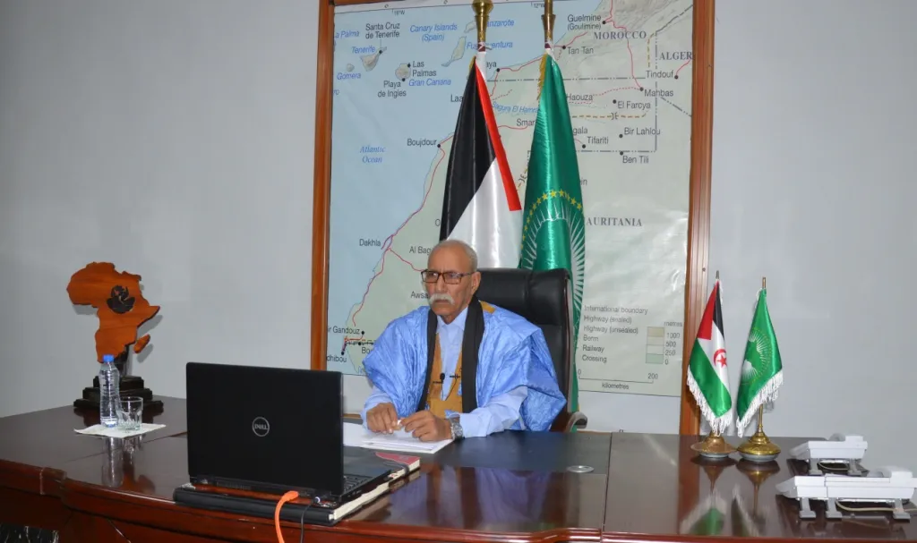 الرئيس الصحراوي إبراهيم غالي