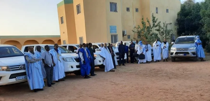 بعثات المواكبة والإشراف خلال انطلاقتها من مقر قطب مفتشية التعليم ال?