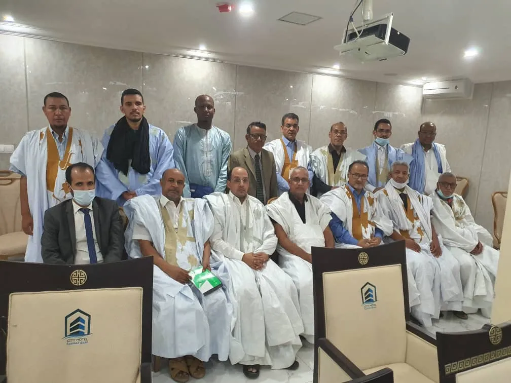 بعض حضور الجمعية العمومية التأسيسية للشبكة 