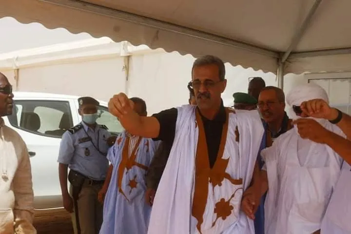 وزير التنمية الريفية ادي ولد الزين في مدينة تمبدغة بولاية الحوض الشر