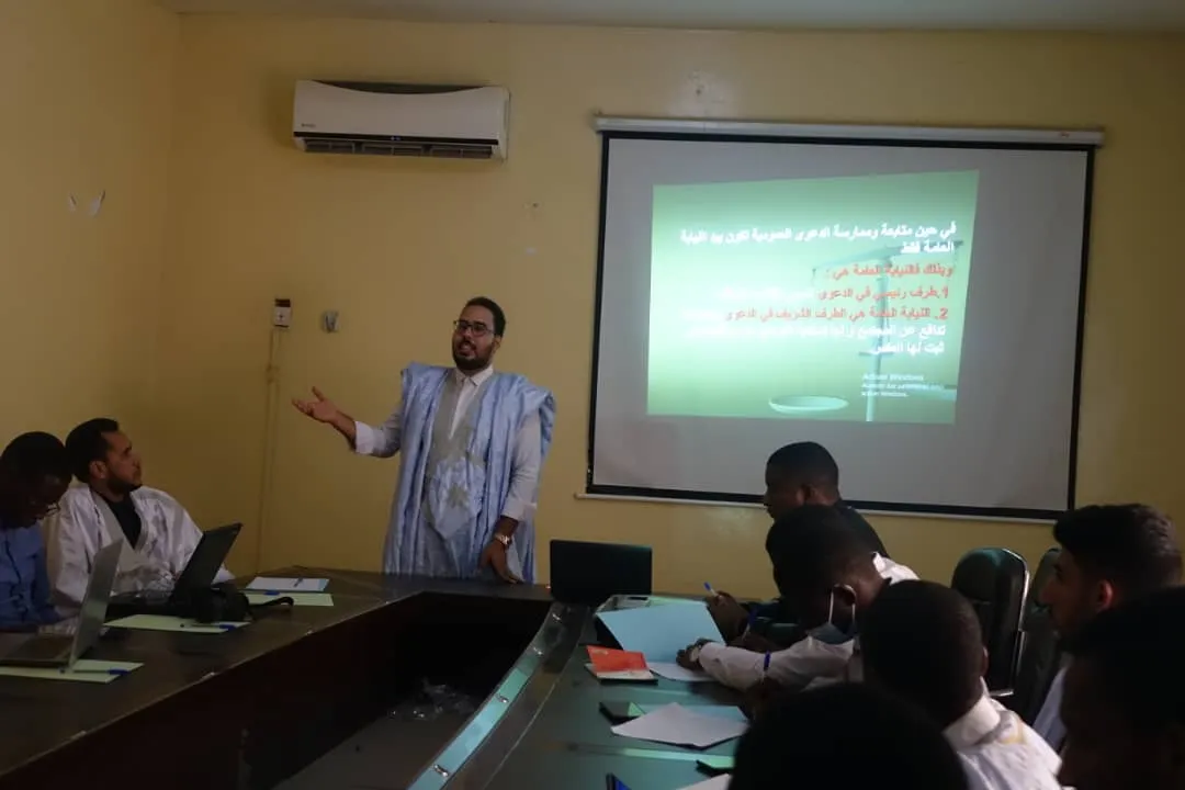 فعاليات الورشة المنظمة في قاعة الورشات ببلدية لكصر