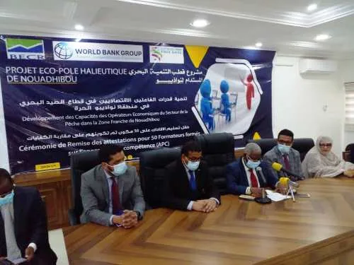 جانب من الحفل الرسمي لتسليم إفادات المكونين/ الأخبار