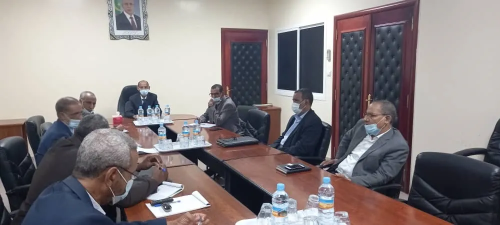 الاجتماع الذي تقررت خلاله الحملة التحسيسية وبدأ تنفيذها 