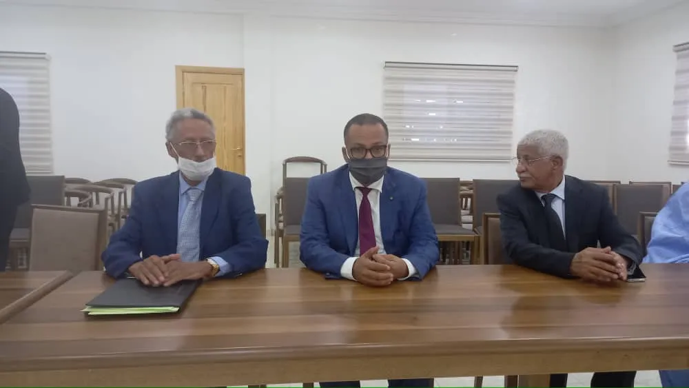 رئيس اتحاد أرباب العمل الموريتانيين زين العابدين الشيخ أحمد خلال حض?