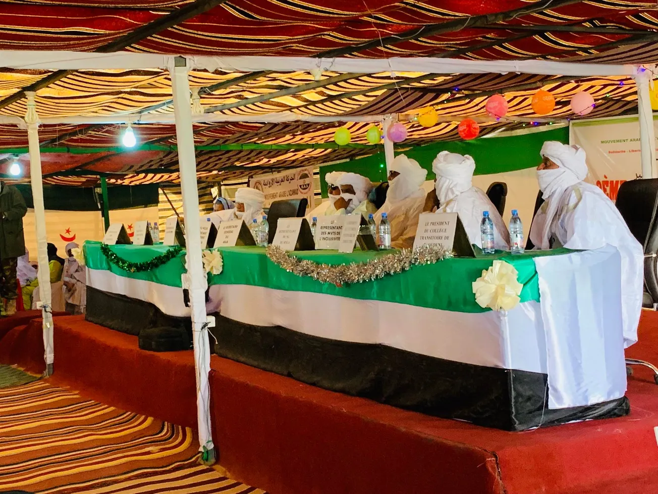 قادة في الحركة العربية الأزوادية خلال نشاط سابق