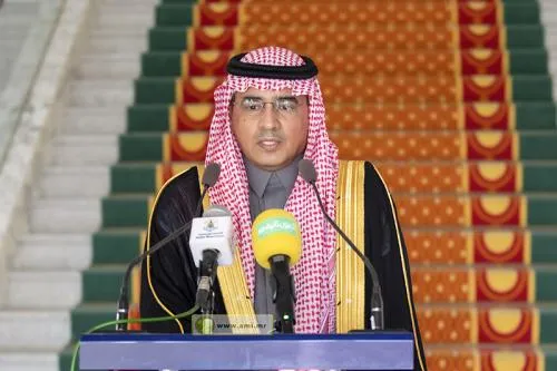 السفير السعودي الجديد محمد بن عايد البلوي خلال تصريحه لوسائل الإعلا?