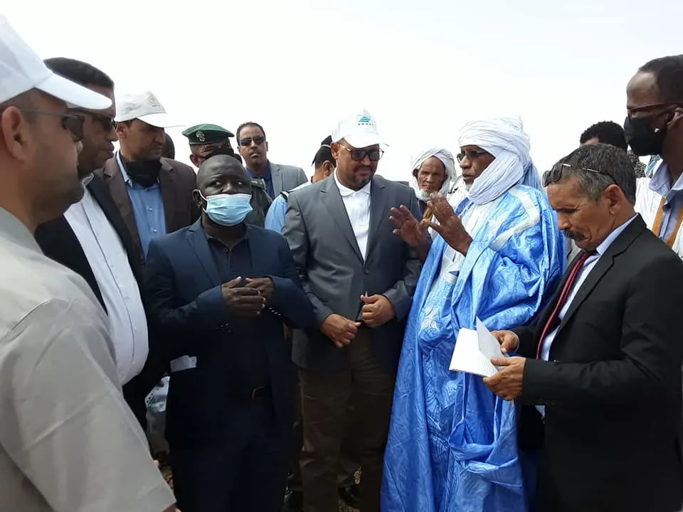 وزير الزراعة خلال جولته اليوم 
