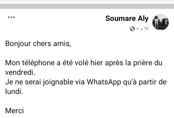 تدوينة الأمين العام لوزارة التهذيب الوطني وإصلاح النظام التعليمي