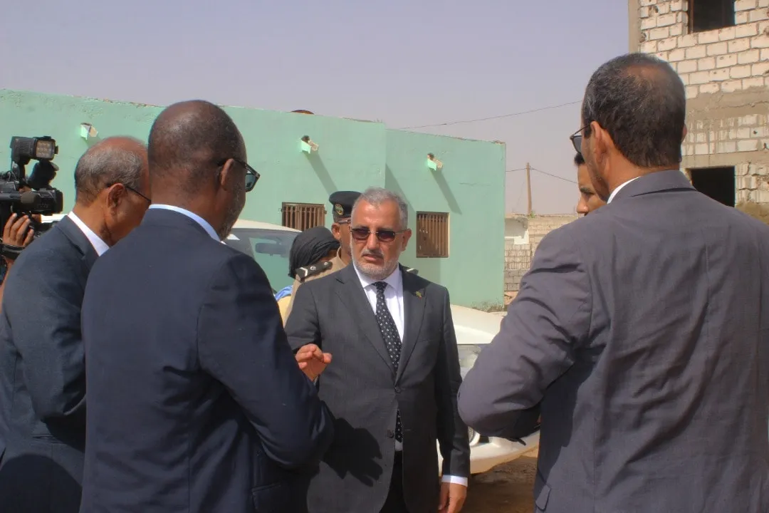 المندوب العام لتآزر محمد عالي سيدي محمد خلال جولته اليوم