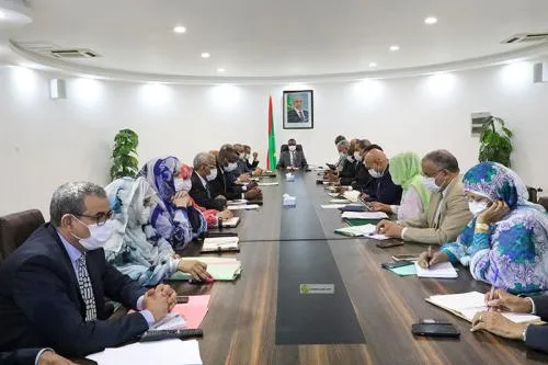 اللجنة الوزارية خلال اجتماعها اليوم (وما)