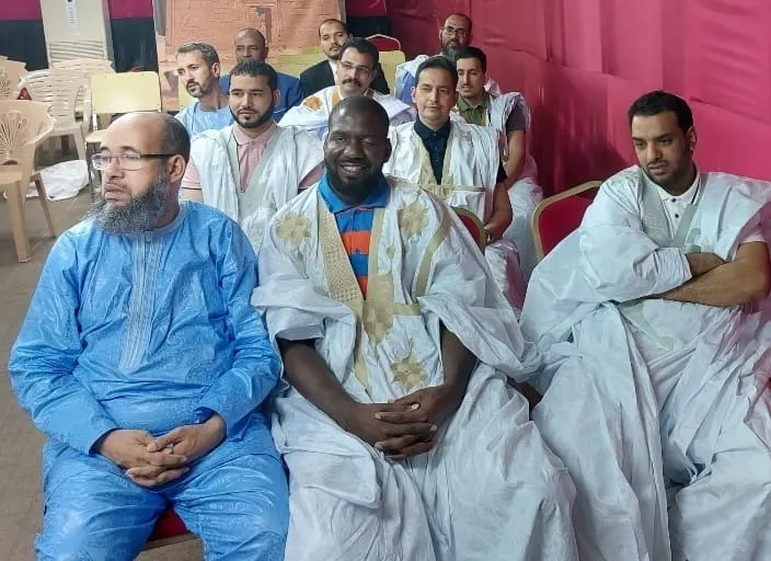 أعضاء المكتب الجديد الذي انتخب اليوم