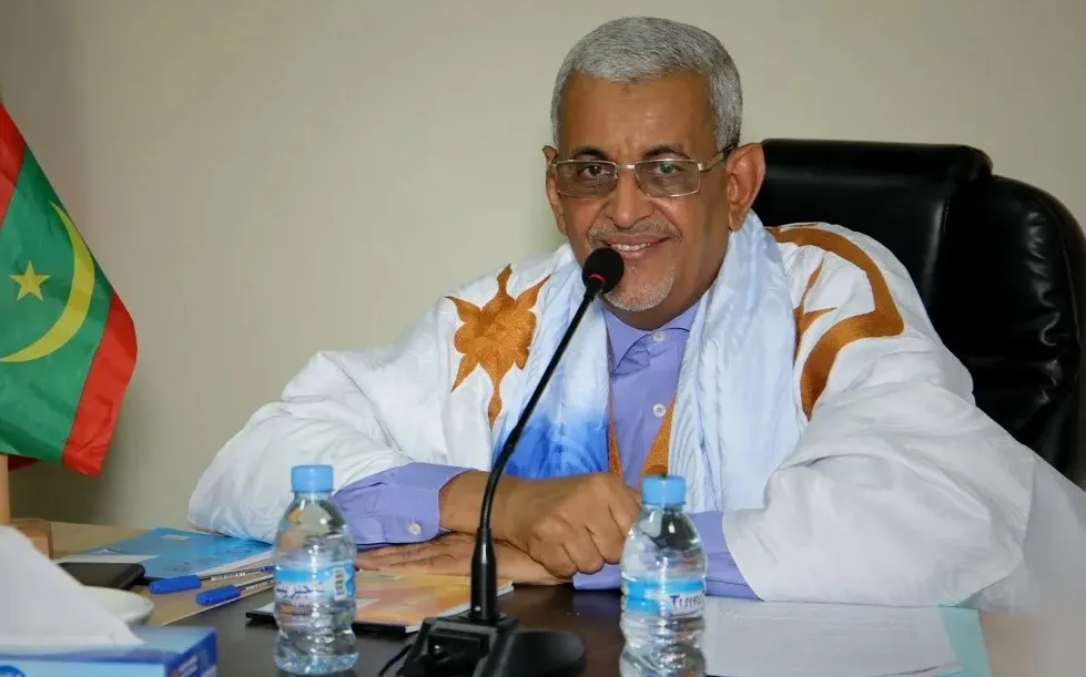 رئيس حزب الاتحاد من أجل الجمهورية سيدي محمد ولد الطالب أعمر خلال اجت?