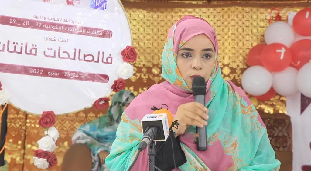 هدى سيد الامين رئيسة لجنة التحضير للمخيمات الصيفية لجمعية الفتاة (ال