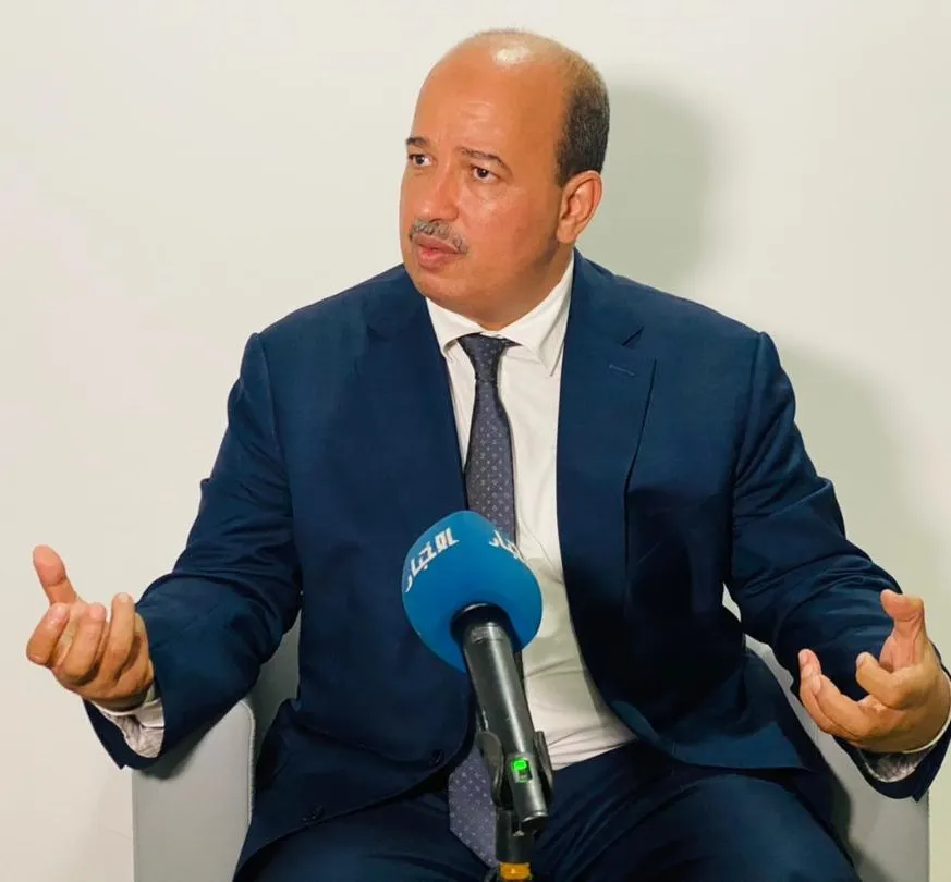 رئيس مجلس المستشارين بالمغرب النعم مياره خلال حديثه للأخبار