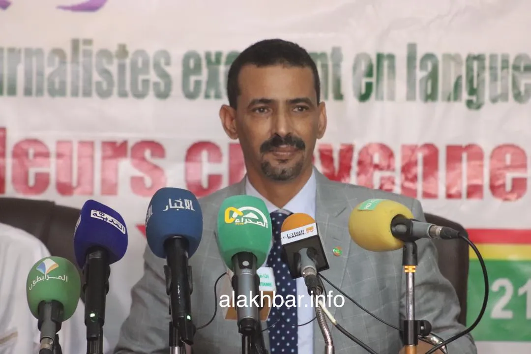 الحسين ولد مدو رئيس السلطة العليا للصحافة والسمعيات البصرية خلال إط?