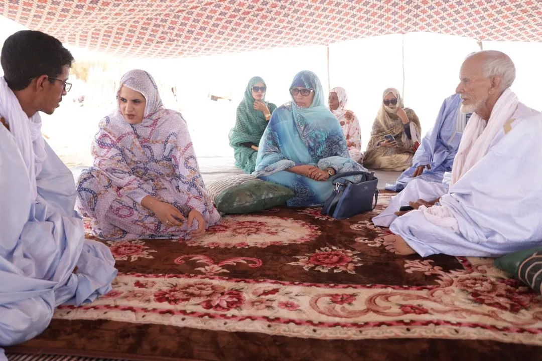 وزيرة العمل الاجتماعي والطفولة والأسرة، صفية بنت انتهاه خلال مواسات
