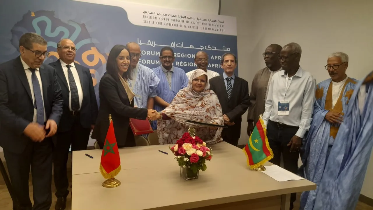 رئيسة الرابطة الموريتانية للجهات، ورئيسة جمعية جهات المغرب بعيد توق