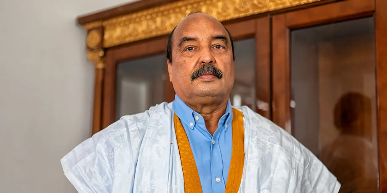 الرئيس السابق محمد ولد عبد العزيز 