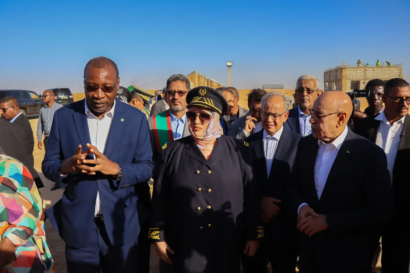 وزير الإسكان والعمران والاستصلاح الترابي سيدي أحمد ولد محمد خلال مر?