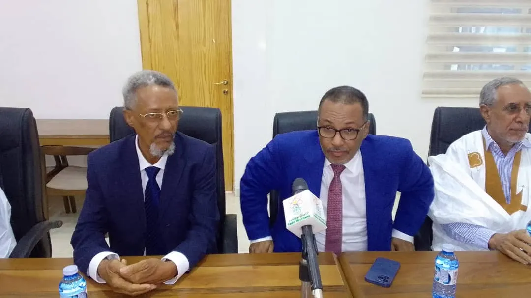 جانب من اجتماع الإتحادية الوطنية للصيد أمس مع رئيس أرباب العمل / الأخ