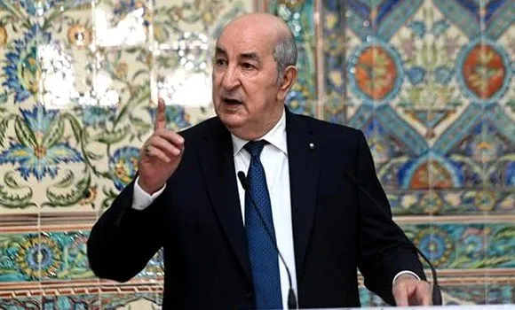 الرئيس الجزائري عبد المجيد تبون