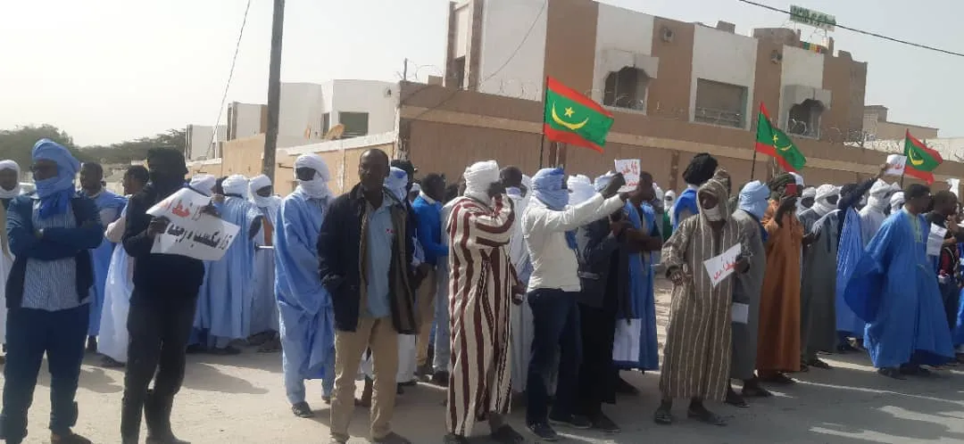 جانب من احتجاجات الصيادين / الأخبار 
