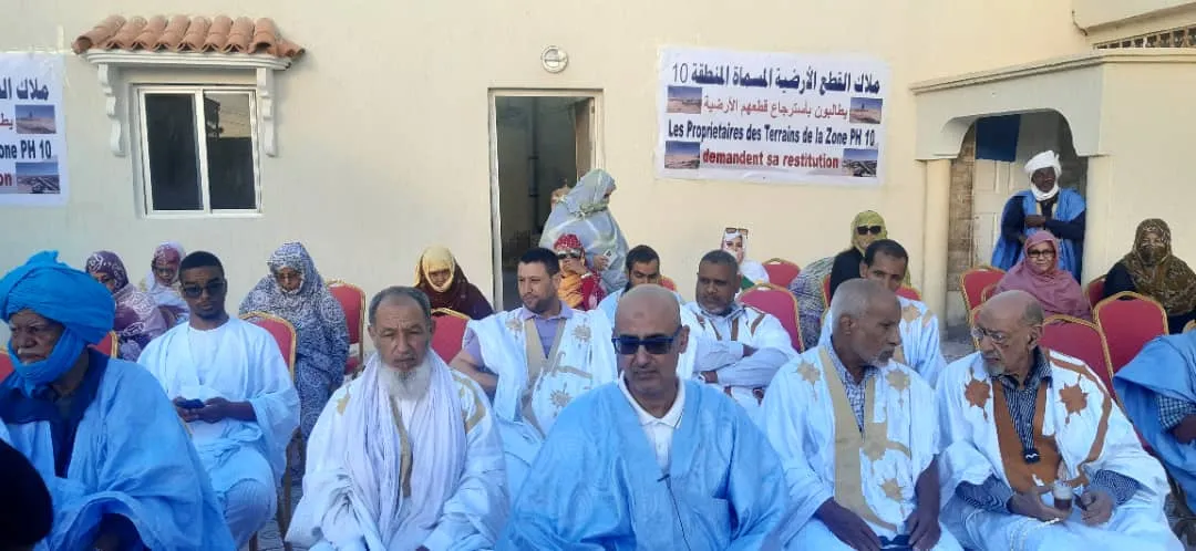 جانب من حديث ملاك القطع الأرضية مساء اليوم لوسائل الإعلام / الأخبار