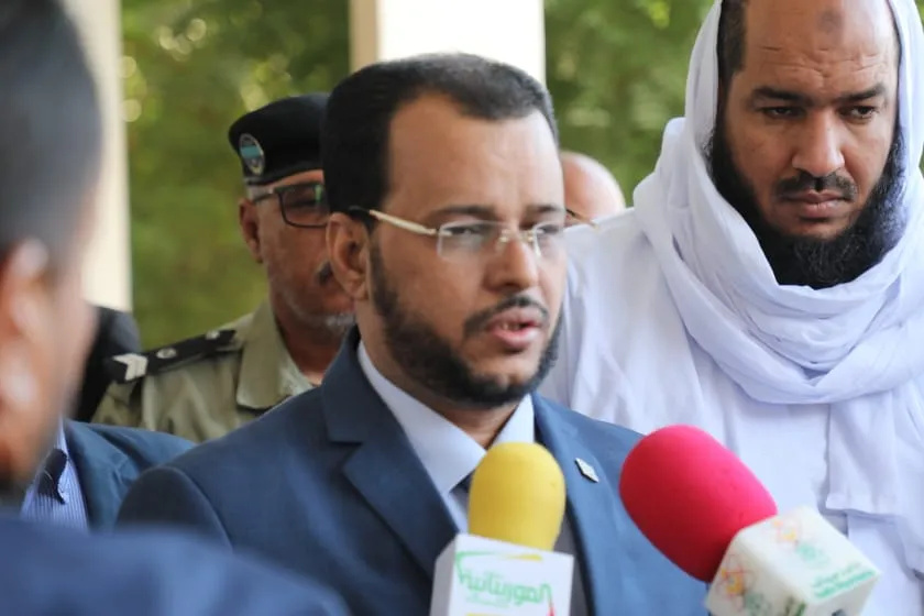 وزير الشؤون الإسلامية والتعليم الأصلي الداه سيدي أعمر طالب خلال إشر?