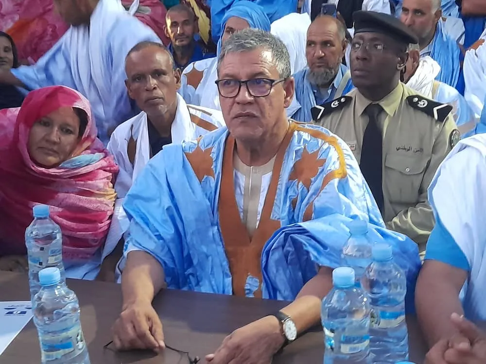 وزير التهذيب الوطني وإصلاح النظام التعليمي إبراهيم فال محمد الأمين ?
