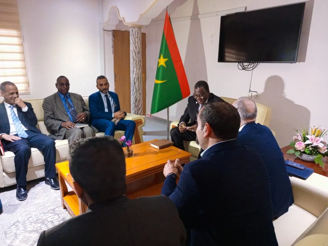 جانب من اجتماع رجال الاعمال الإسبان اليوم مع المنطقة الحرة/ الأخبار