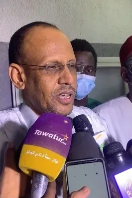 وكيل الجمهورية بولاية نواكشوط الشمالية القاضي محمد الأمين باري خلال