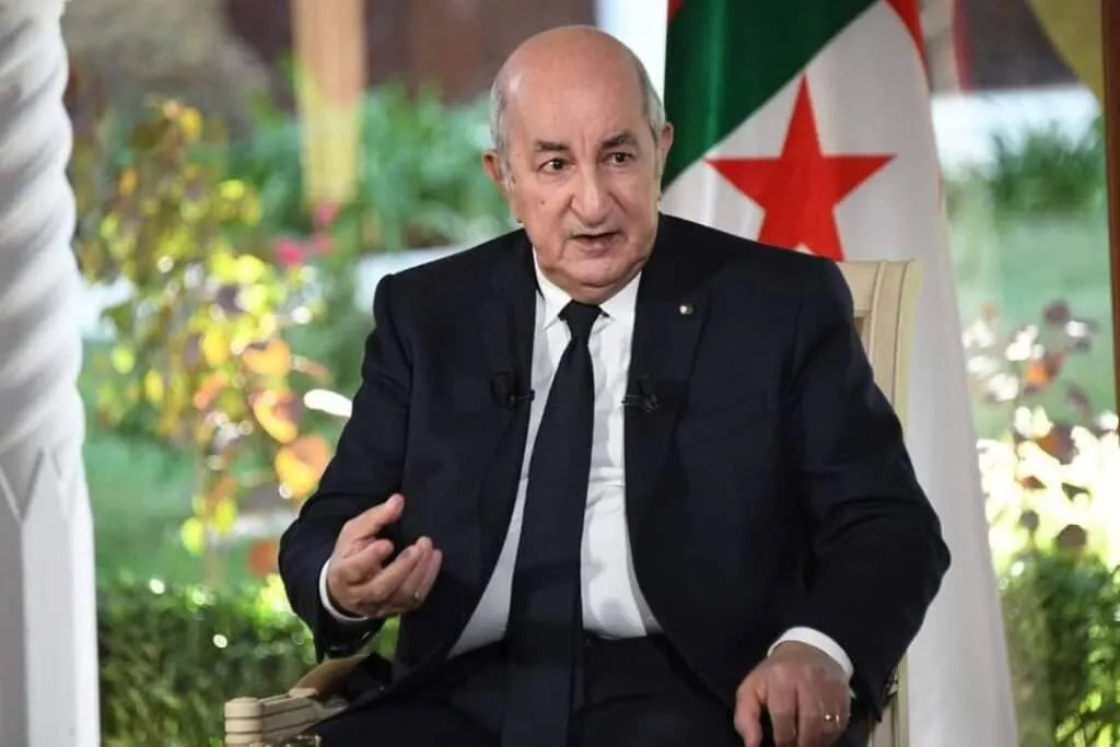 الرئيس الجزائري عبد المجيد تبون 