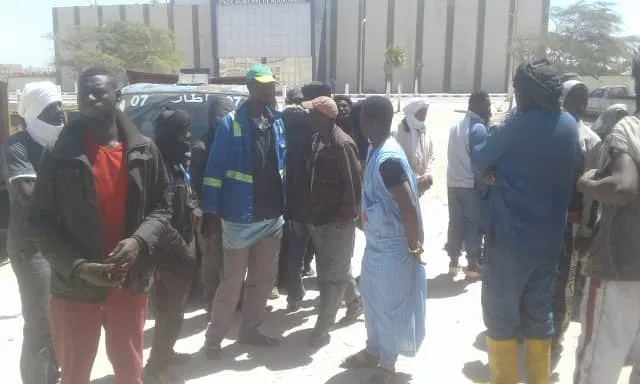 جانب من احتجاج السماكين والناقلين اليوم / الأخبار