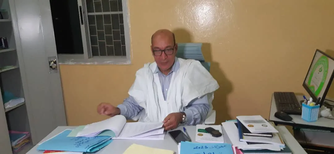 المنسق الجهوي على مستوى نواذيبو للجنة المستقلة للانتخابات بمب سيد أ?