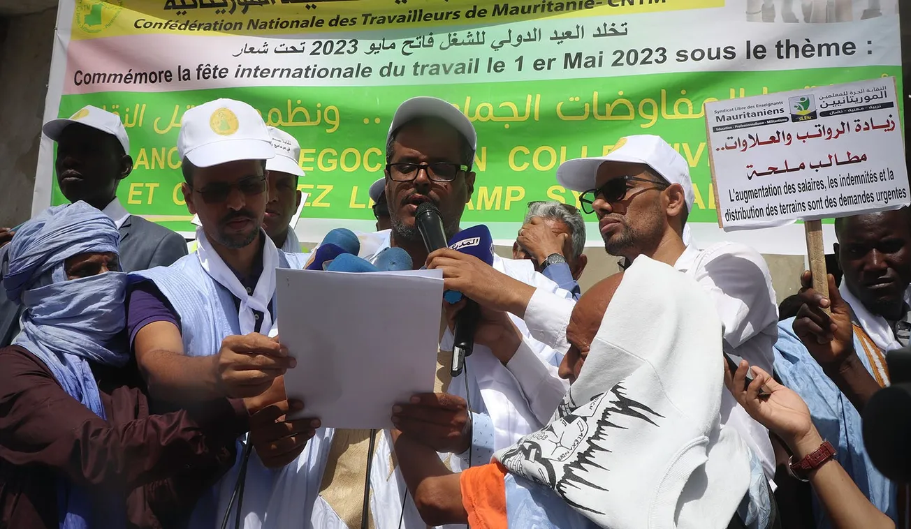 محمدن الرباني الأمين العام للكونفدرالية الوطنية للشغيلة الموريتاني