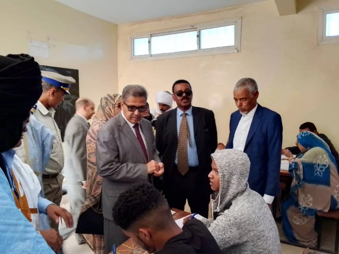 السلطات اليوم في مركز الثانوية 1 للاطلاع على سير اليوم الأول من البكا