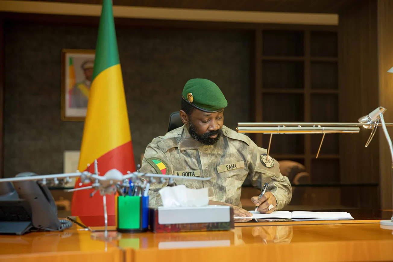 الرئيس الانتقالي المالي العقيد عاصيمي غويتا