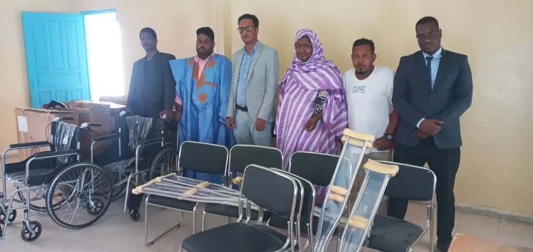 جانب من تسليم المعدات لجمعيات الأشخاص المعاقين/ الأخبار