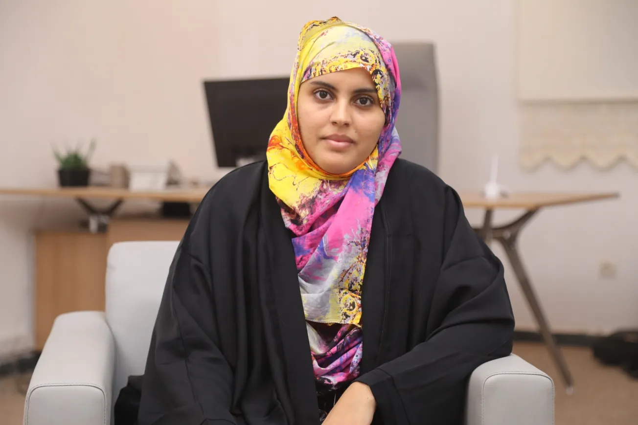 الباحثة في علم الاجتماع والفلسفة نبوية سيد خلال مقابلة أجرتها معها و