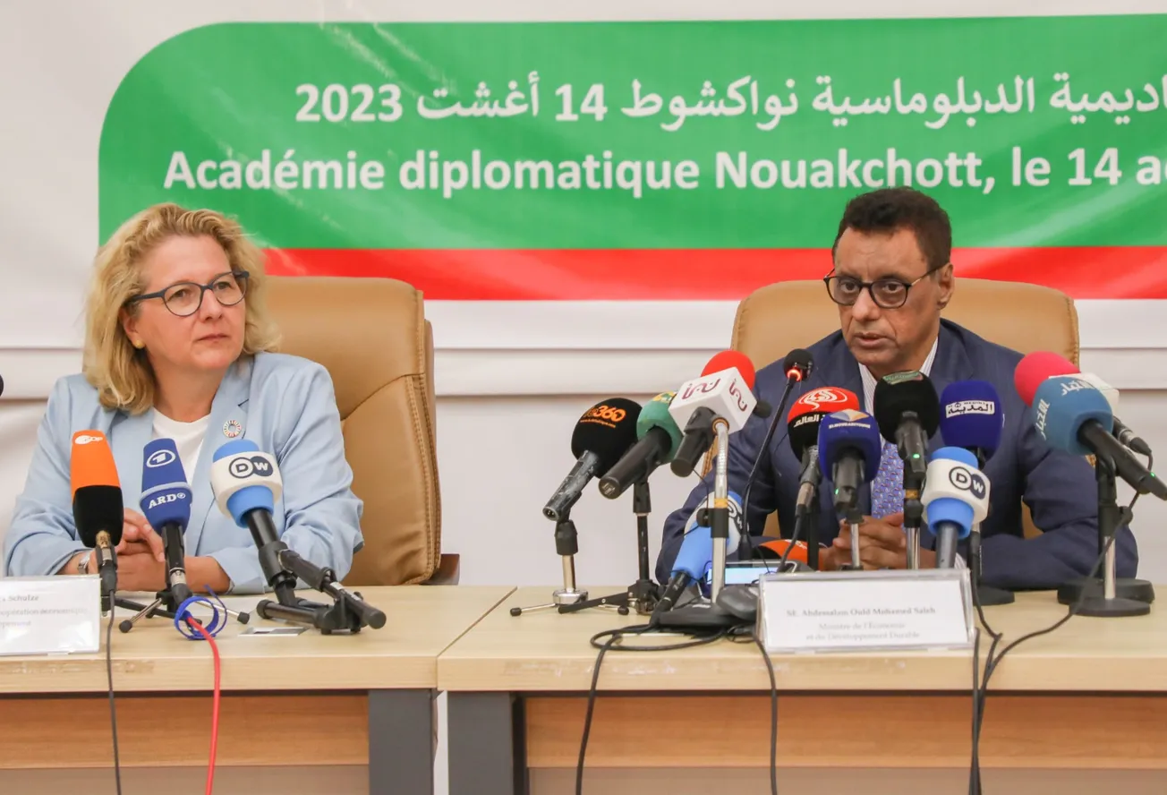 وزيرة التعاون الاقتصادي والتنمية الألمانية الرئيسة الدورية للجمعية