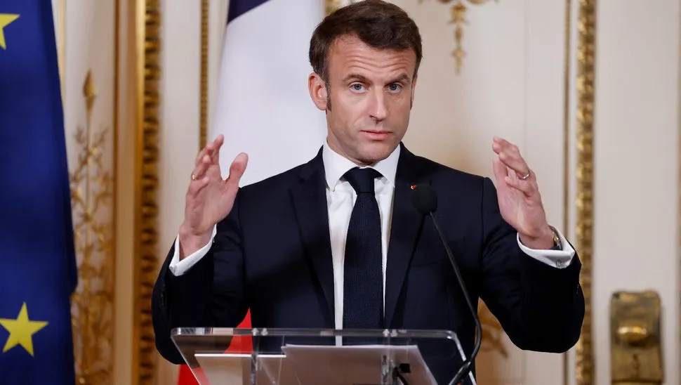 الرئيس الفرنسي إيمانويل ماكرون 