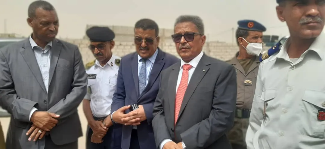 جانب من زيارة الوالي زوال اليوم لمرافق شركة المياه رفقة الحاكم والأج