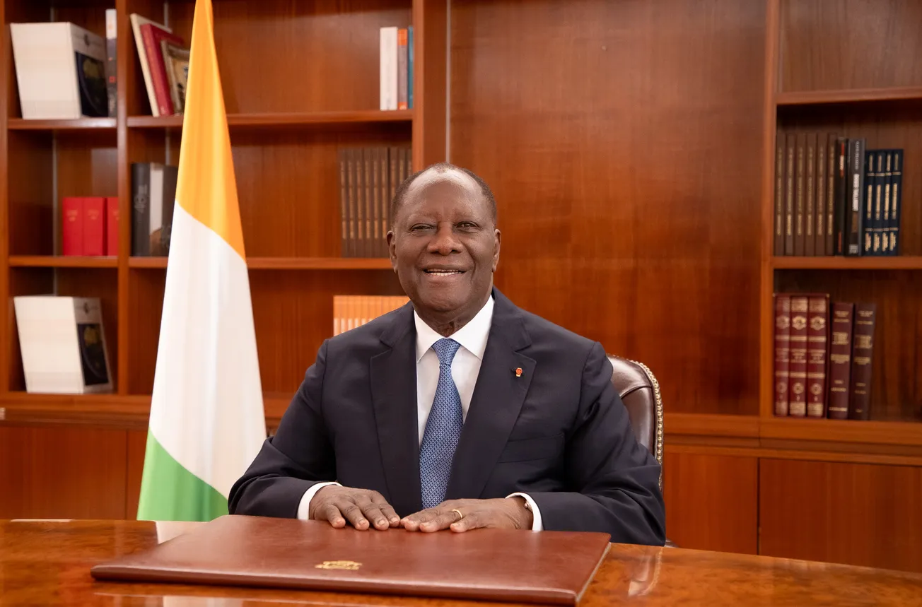 الرئيس الإيفواري الحسن واتارا 