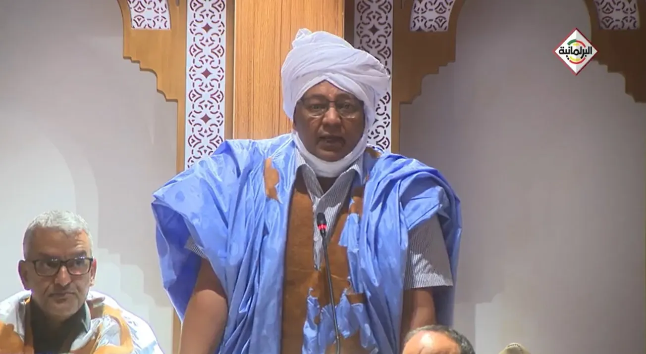 رئيس الفريق البرلماني لحزب الإنصاف الحاكم في موريتانيا النائب محمد ?