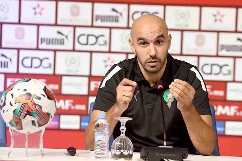 وليد الركراكي: مدرب المنتخب المغربي لكرة القدم 