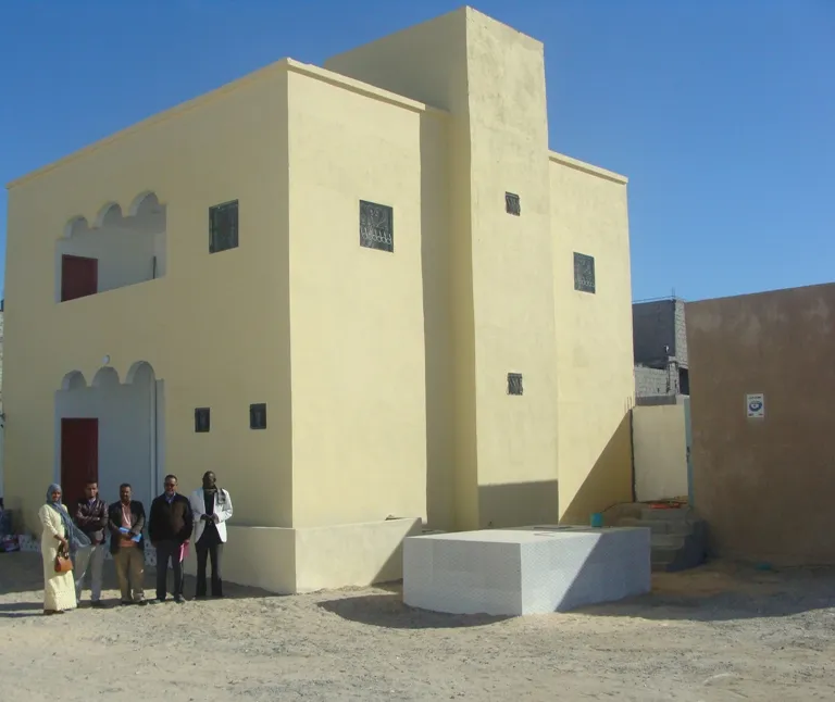 مبنى المصارعة الذي سلمته خيرية اسنيم لبلدية نواذيبو/ الأخبار