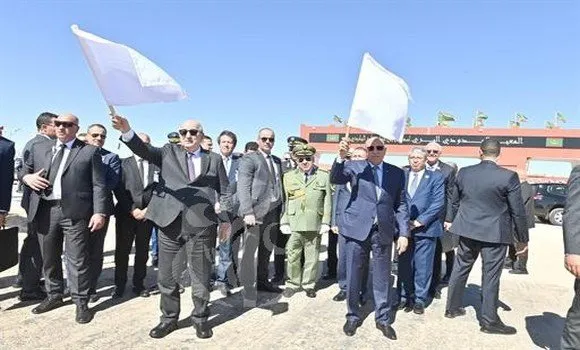 الرئيسان الجزائري عبد المجيد تبون والموريتاني محمد ولد الغزواني خلا